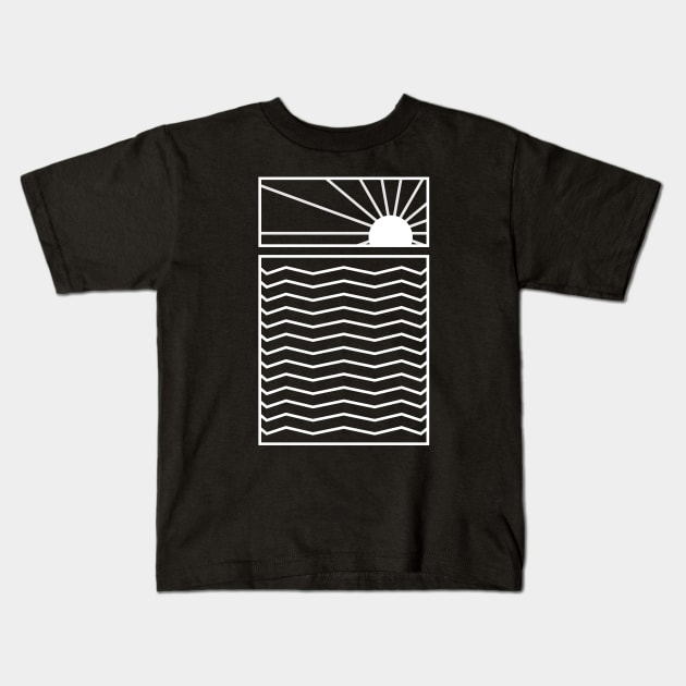 Sunset Kids T-Shirt by ganola